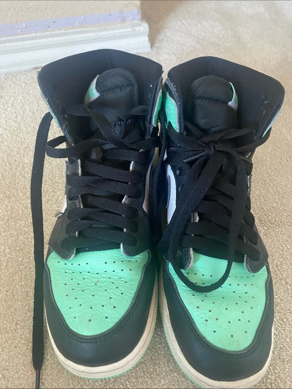 Jordan Kids High-Top Sneakers - Mint/Black/White